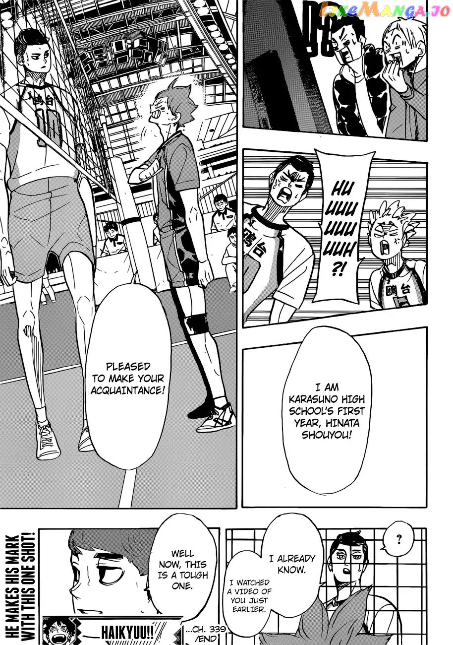 Haikyuu!!, Chapter 339 image 18